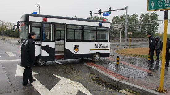 北京移动警务室蹲守，机场周边更安全