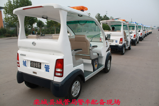 河北石家庄：栾城城管局配备跃迪电动巡逻车