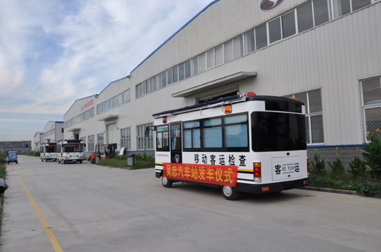 “新型客运检查车”亮相宁夏吴忠汽车站