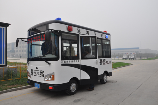 山东武城新型移动警务室发车，铸就幸福平安路