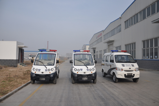 河北深州跃迪电动巡逻车发车，治安管理“一把手”