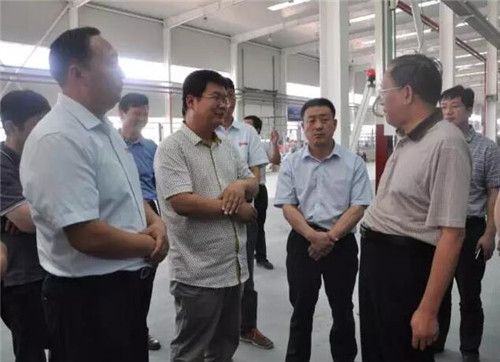 陕西省工信厅厅长实地考察