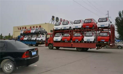 跃迪电动汽车批量发车河南——把“爱”带回家