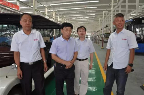 陕西省商洛市人大常委会副主任林录印到陕西跃迪公司调研