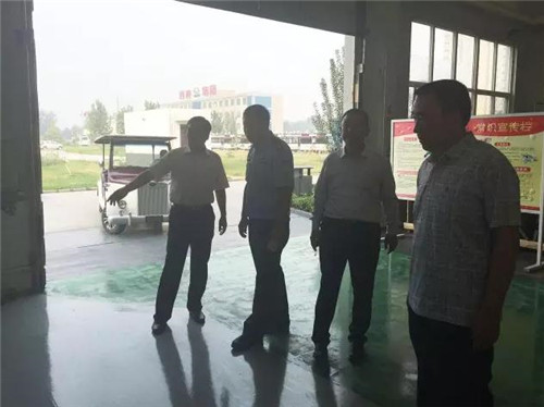 河北省交管局车驾管支队机动车管理大队领导到跃迪集团调研