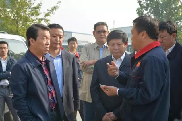 石家庄市市长邢国辉一行到跃迪集团视察调研