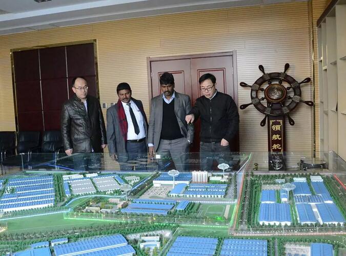 印度客商到跃迪集团参观考察