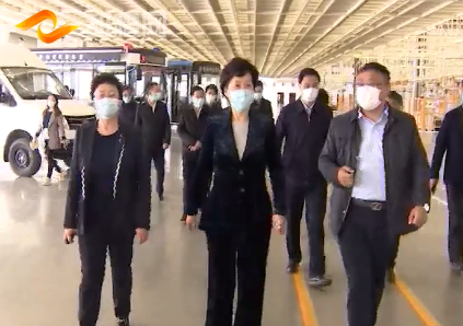 四川省委常委、统战部部长田向利到跃迪四川国跃新能源汽车产业园调研