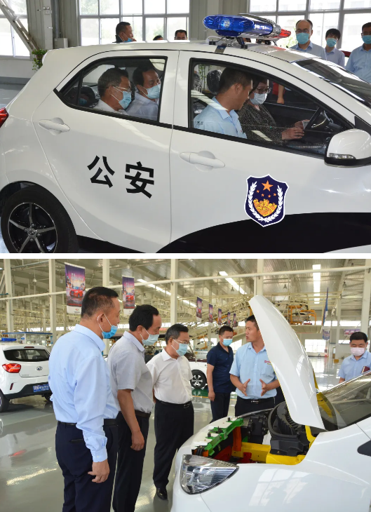 石家庄市政协副主席闫纯锴到跃迪集团调研