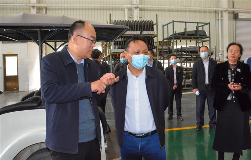 ​东风柳州汽车有限公司党委书记宣颖一行莅临跃迪集团考察调研