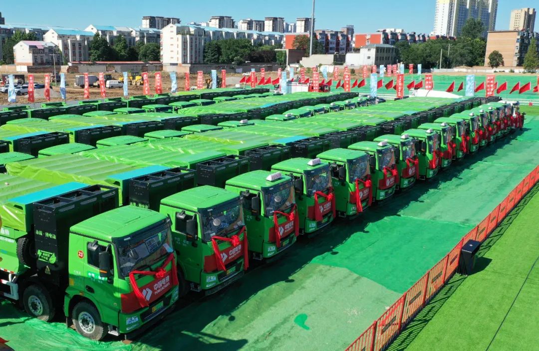 跃迪纯电动渣土自卸车—助力保定城中村改造，打造城市“新颜值”