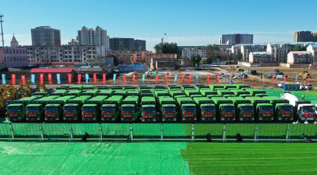 跃迪纯电动渣土自卸车—助力保定城中村改造，打造城市“新颜值”