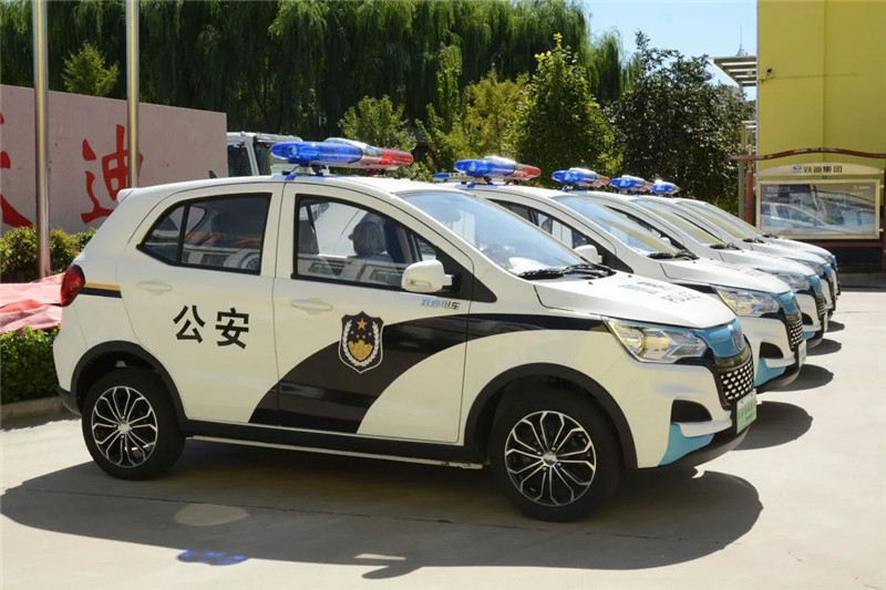 喜迎二十大 忠诚保平安丨跃迪纯电动警用巡逻车发往江西