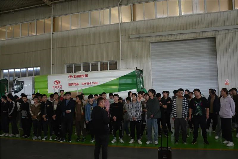 【走出校院 走进企业】河北科技大学机械专业学生一行到跃迪集团参观交流
