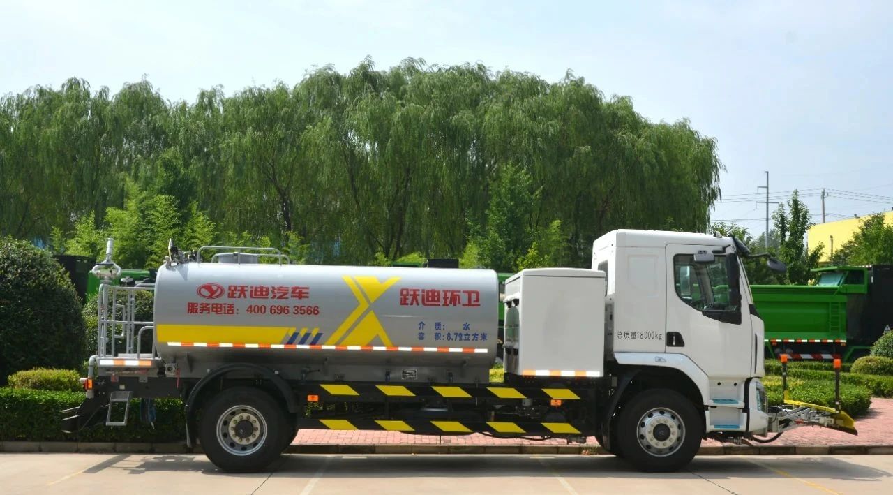 清洁城市的绿色先锋丨跃迪集团新能源清洗车发往江西