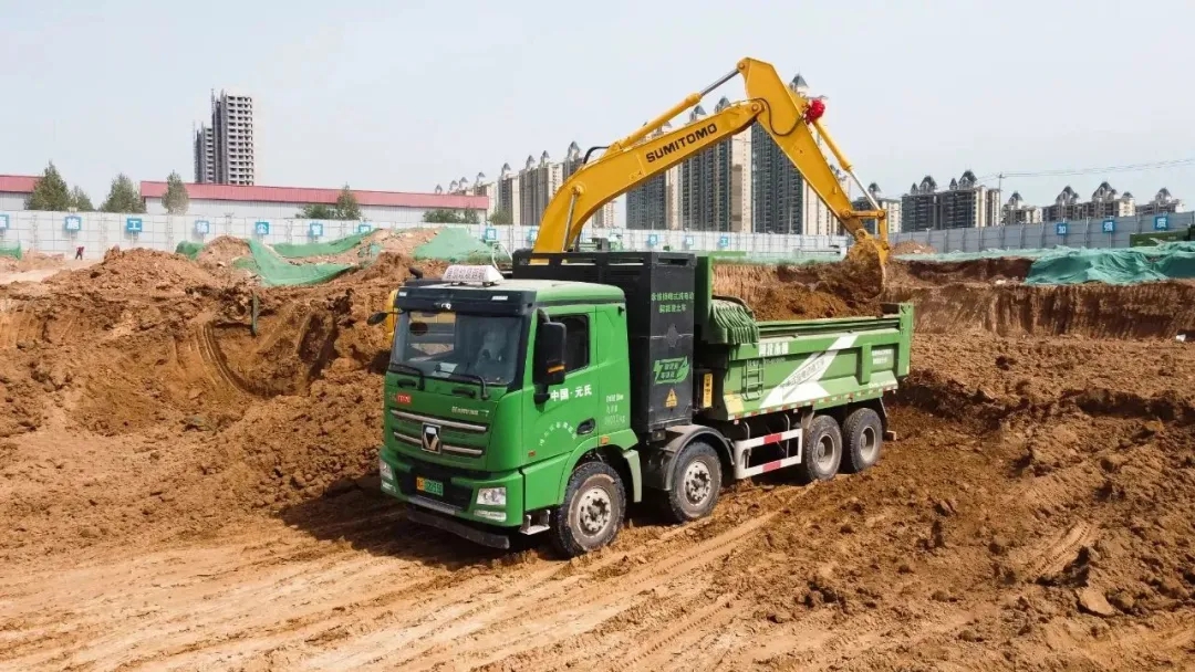 跃迪新能源渣土车-硬核实力铸就城市建设新辉煌